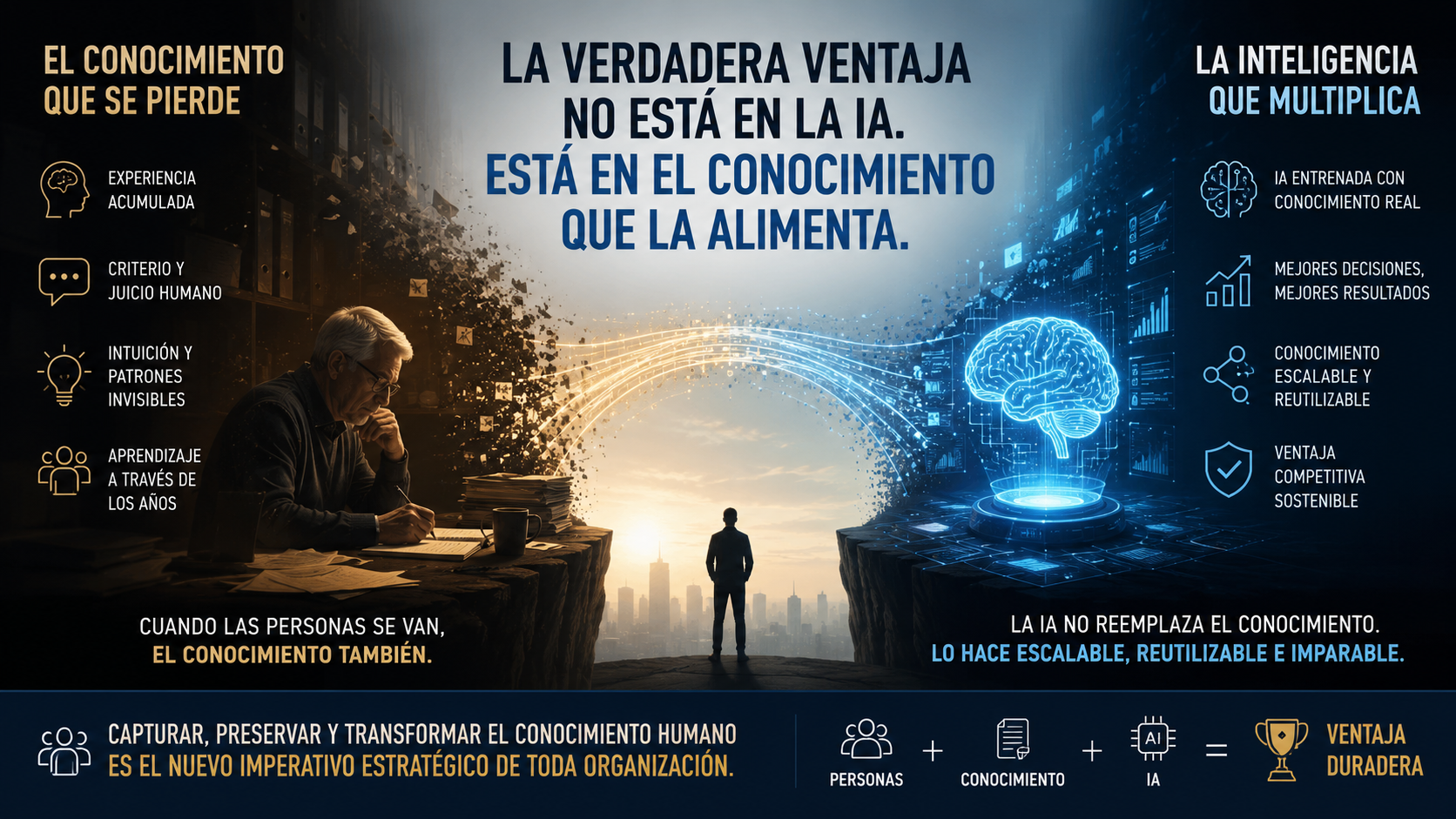 La empresa perdió el conocimiento antes de entrenar la inteligencia artificial